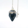 Sodalite Faceted Droplet Gemstone Pendulum | Crystals & Minerals > Specimens | Wiccan Center