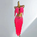 Luxury Tassel Top & Skirt Belly Dance Performance Set | Costume Sets | Wiccan Center