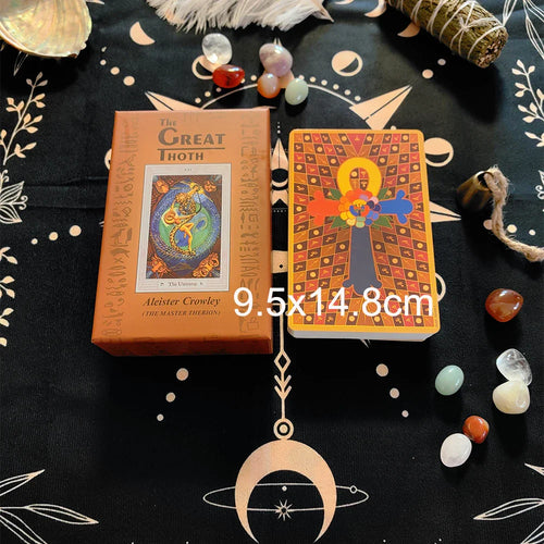 14.8x9.5cm Super Large Thoth Cards 3 Magicians Oracle Deck America Edition Tarot Board Games in Gift Box for Party or Collectors | | Wiccan Center