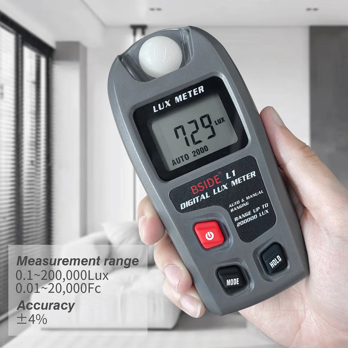 BSIDE L1 Digital Lux Meter with High Accuracy LCD | | Wiccan Center