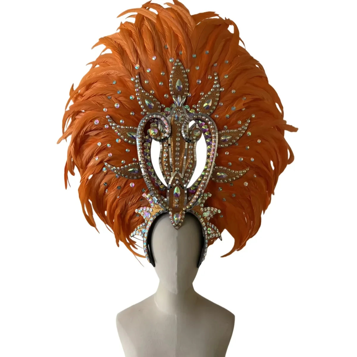 The Stardust Copacabana Feather Crown – Samba Parade Headdress | Headdress | Wiccan Center