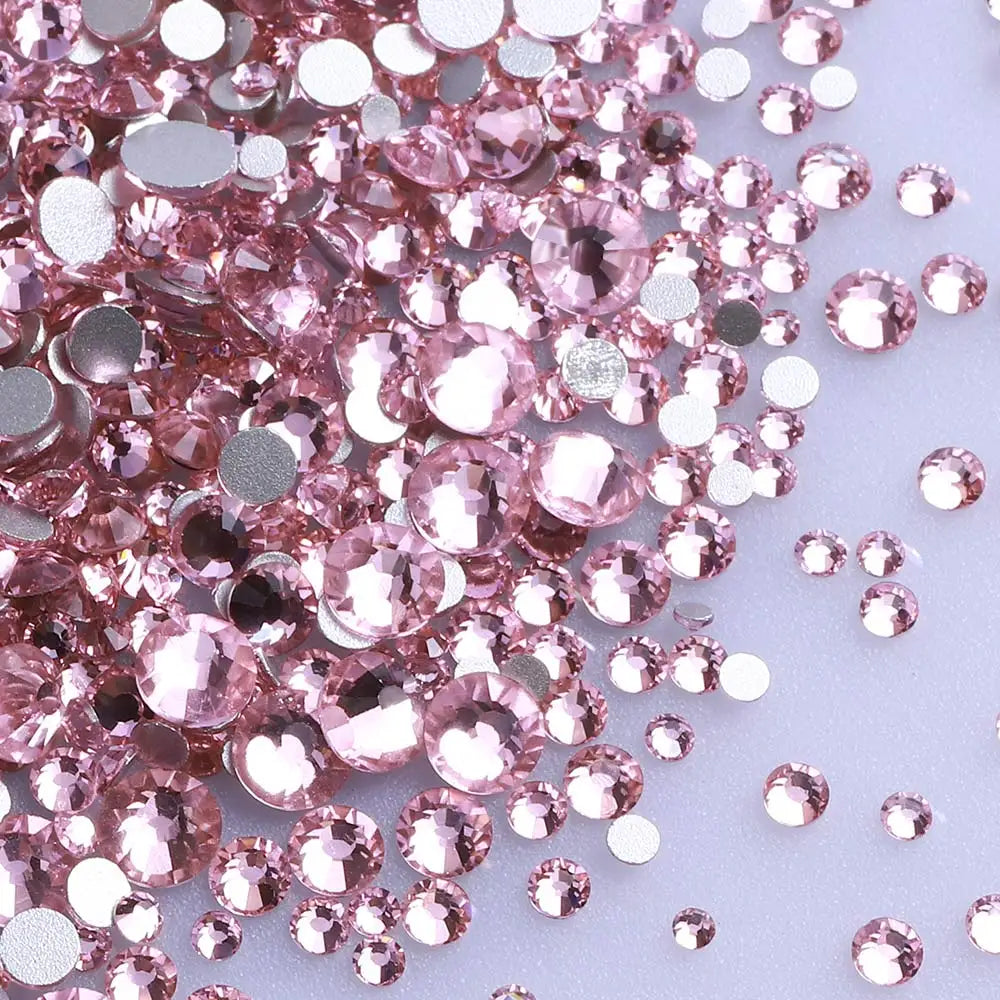 1440PCS SS3-SS20 Mix Size Non-Hotfix Glass FlatBack Rhinestones | Non-Hotfix | Wiccan Center