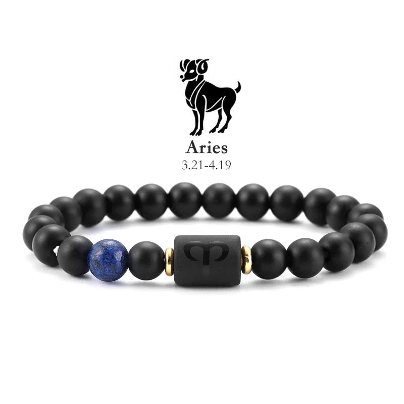 Sagittarius Zodiac Bracelet Natural Stone