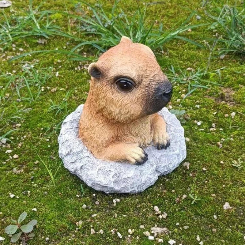Simulation Animal Groundhog Cute Ornaments Outdoor Aarden Decoration Patio Balcony Arrangement Flower Pot Yard Gardening Decor | | Wiccan Center