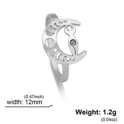 Moon Phase Goddess Ring | rings | Wiccan Center