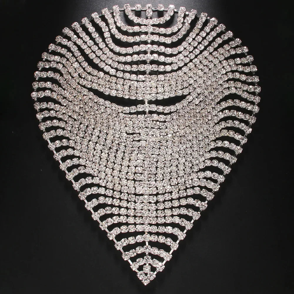 Rhinestone Crystal Head Chain | Hair Chain | Wiccan Center