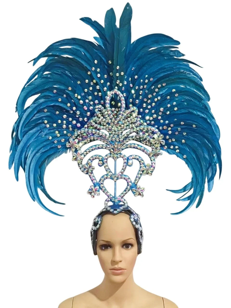 The Stardust Luminary Crown – Lavender & Multi-Tone Samba Carnival Headdress | Headdress | Wiccan Center