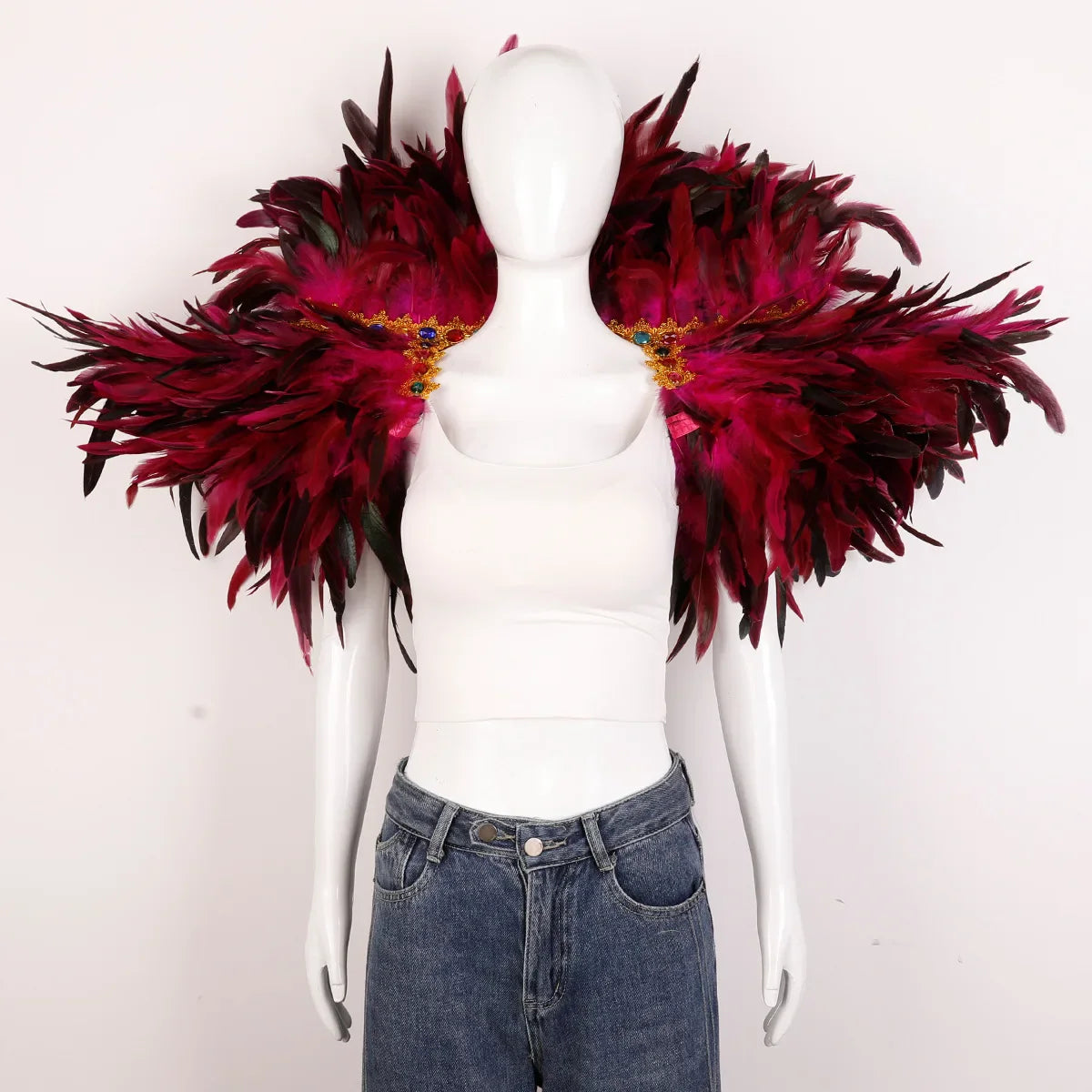 Festival Carnival Feather Shawl | Feather Shawl | Wiccan Center