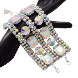 Glass Rhinestone Cuff | Bracelets | Wiccan Center