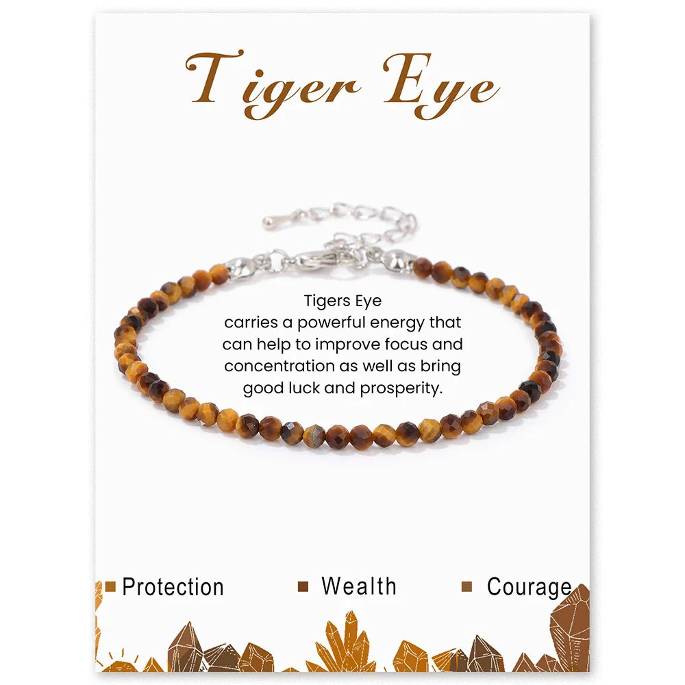 Faceted Gemstone Bead Bracelets | bracelets | Wiccan Center