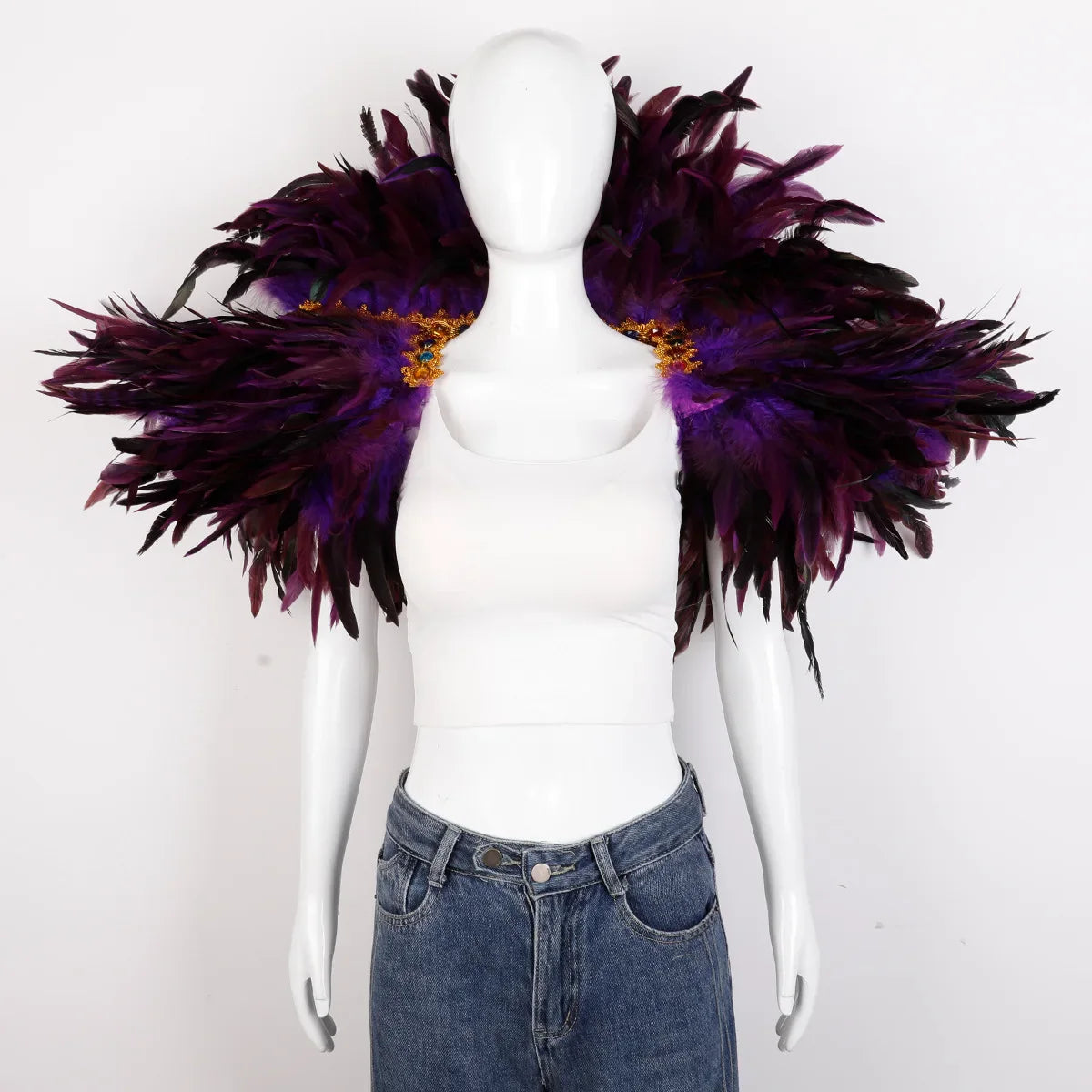 Festival Carnival Feather Shawl | Feather Shawl | Wiccan Center