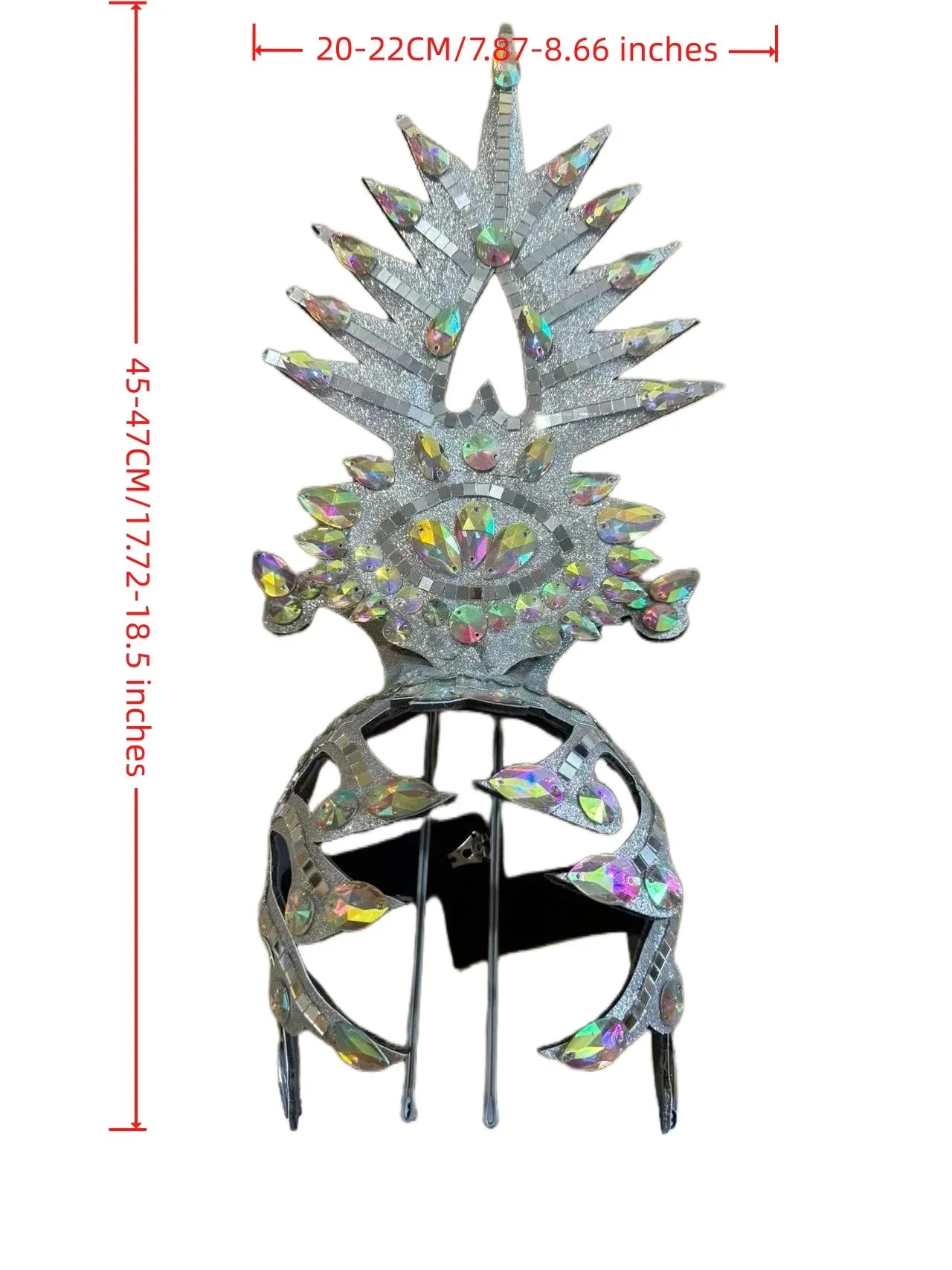 The Stardust Dionysia – Carnival & Samba Feathered Masque Ball Crown