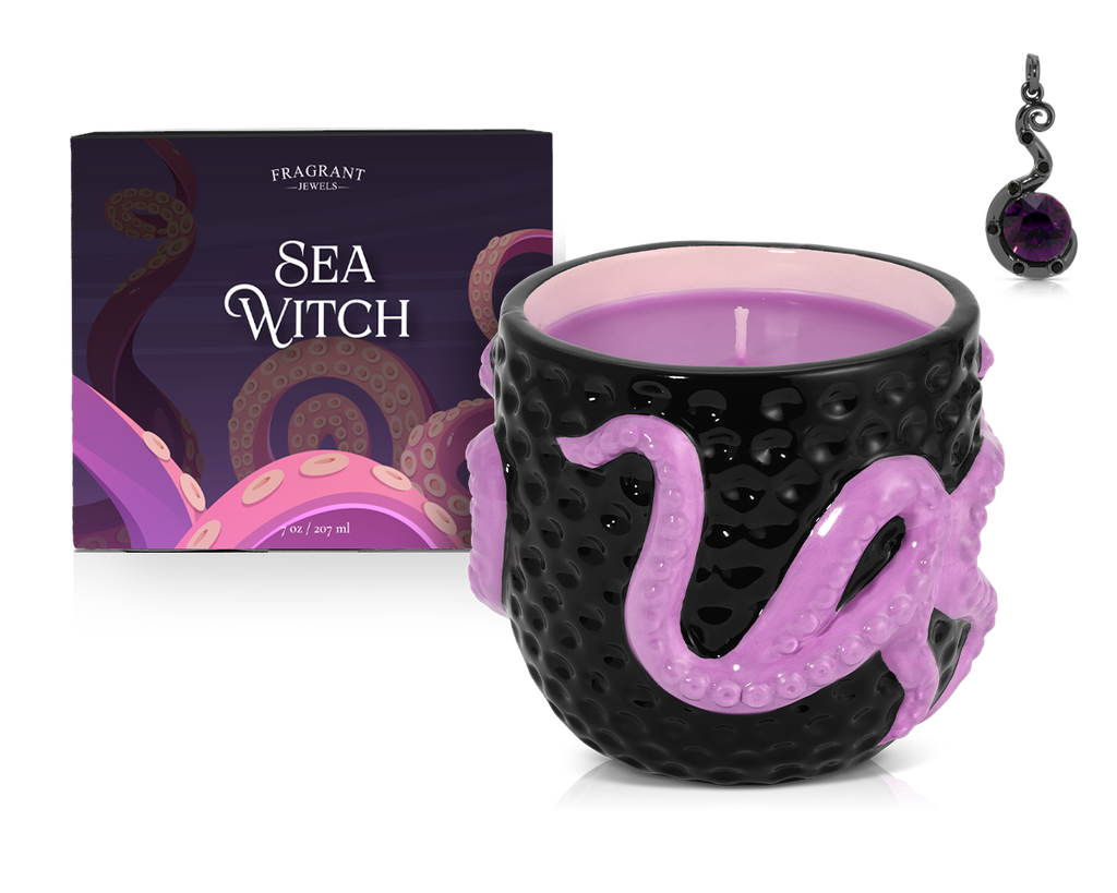 Sea Witch - Jewel Candle Ceramic | Jewel Candle | Wiccan Center
