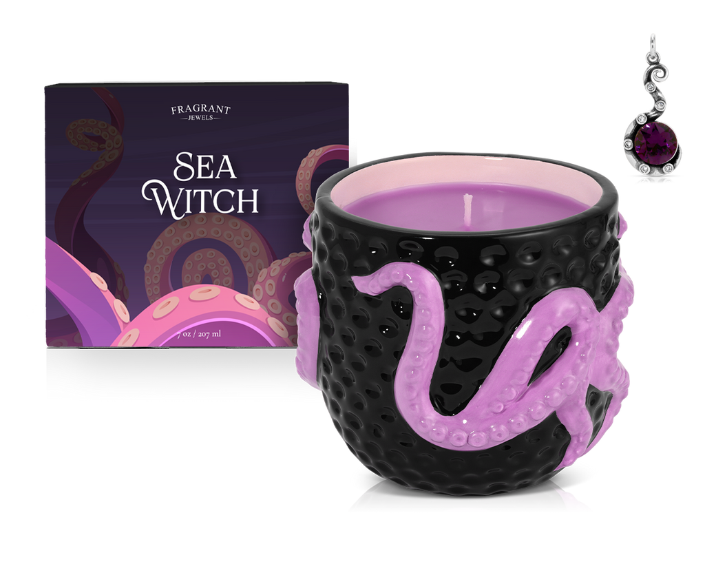 Sea Witch - Jewel Candle Ceramic | Jewel Candle | Wiccan Center