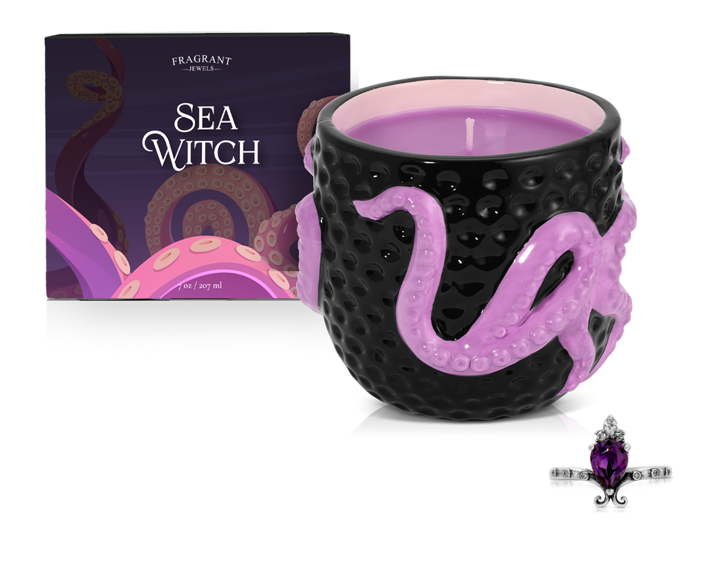Sea Witch - Jewel Candle Ceramic | Jewel Candle | Wiccan Center