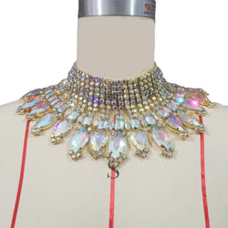 Radiating Statement Rhinestone Crystal Crystal Drop | Necklaces | Wiccan Center