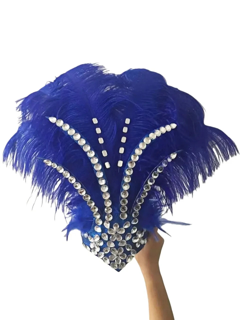The Stardust Dionysia – Classic Feathered Samba Carnival & Masque Crown | Headdress | Wiccan Center