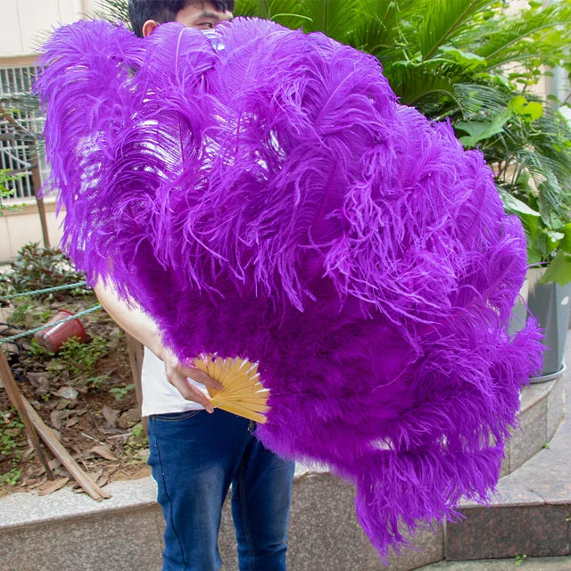 130CM Ostrich Feather Fans | Feather Fans | Wiccan Center