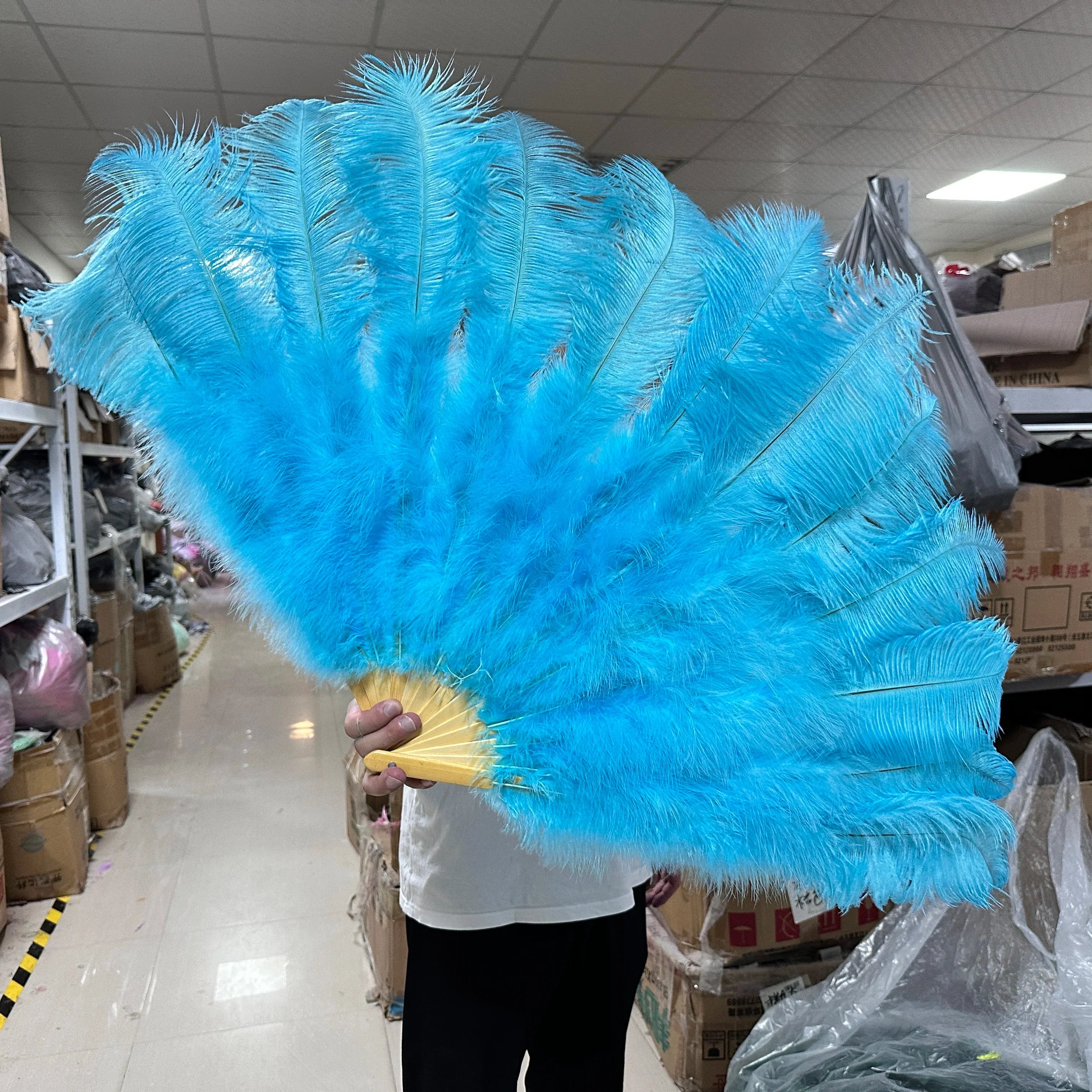 90CM Ostrich Feather Fans | Feather Fans | Wiccan Center