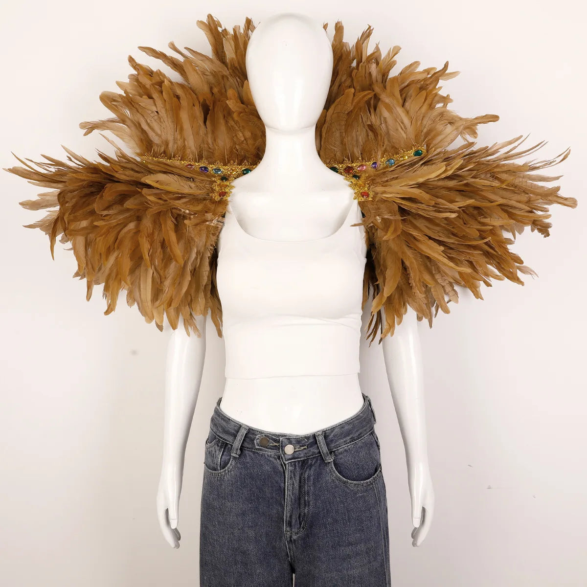 Festival Carnival Feather Shawl | Feather Shawl | Wiccan Center
