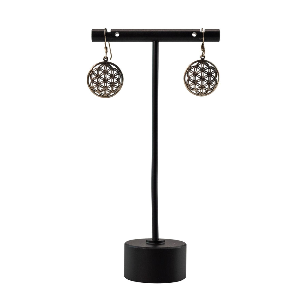 Flower of Life Sterling Silver Earrings | | Wiccan Center