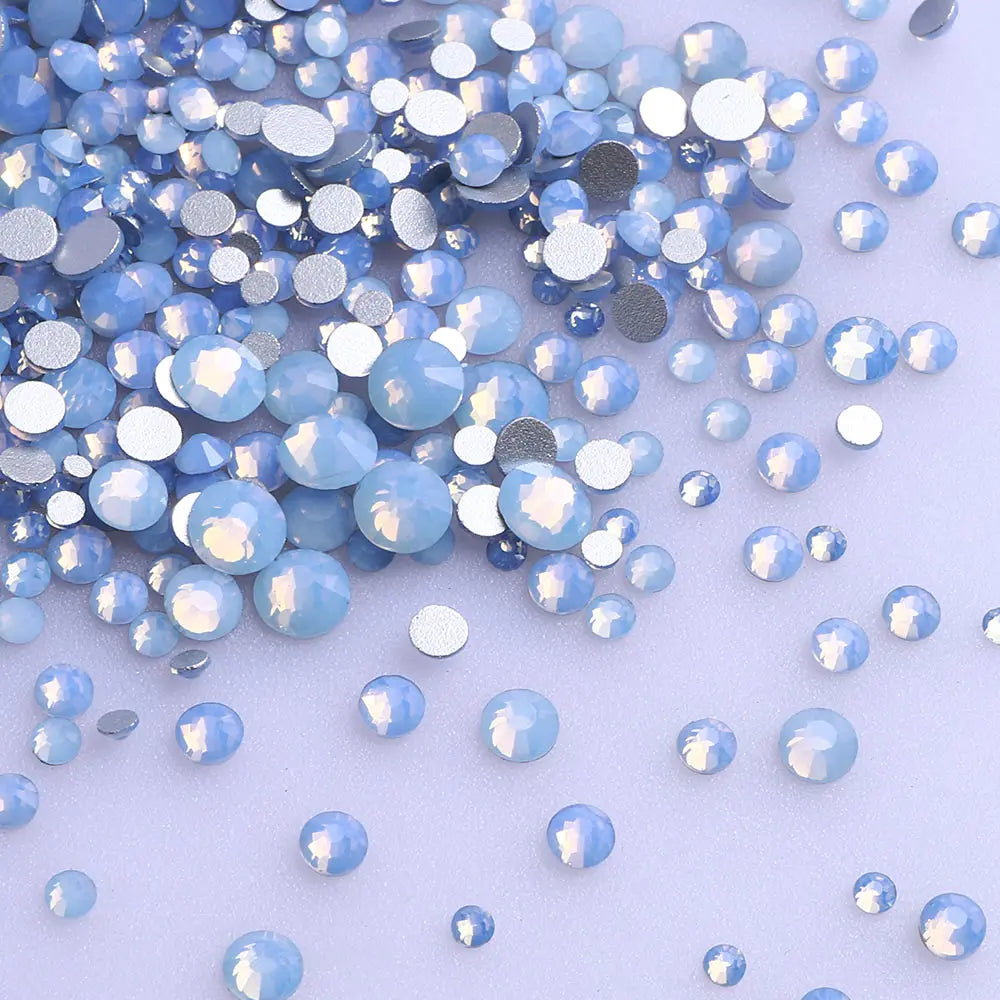 1440PCS SS3-SS20 Mix Size Non-Hotfix Glass FlatBack Rhinestones | Non-Hotfix | Wiccan Center
