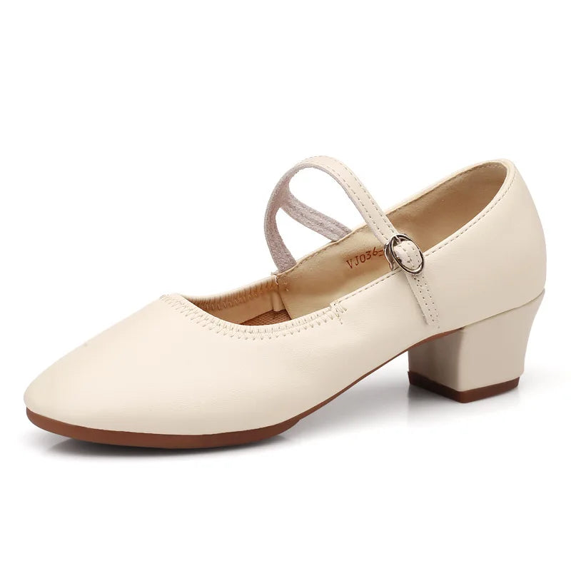 The Stardust Carousel Mary Jane – Classic Low-Heel Dance Pump | Shoes | Wiccan Center