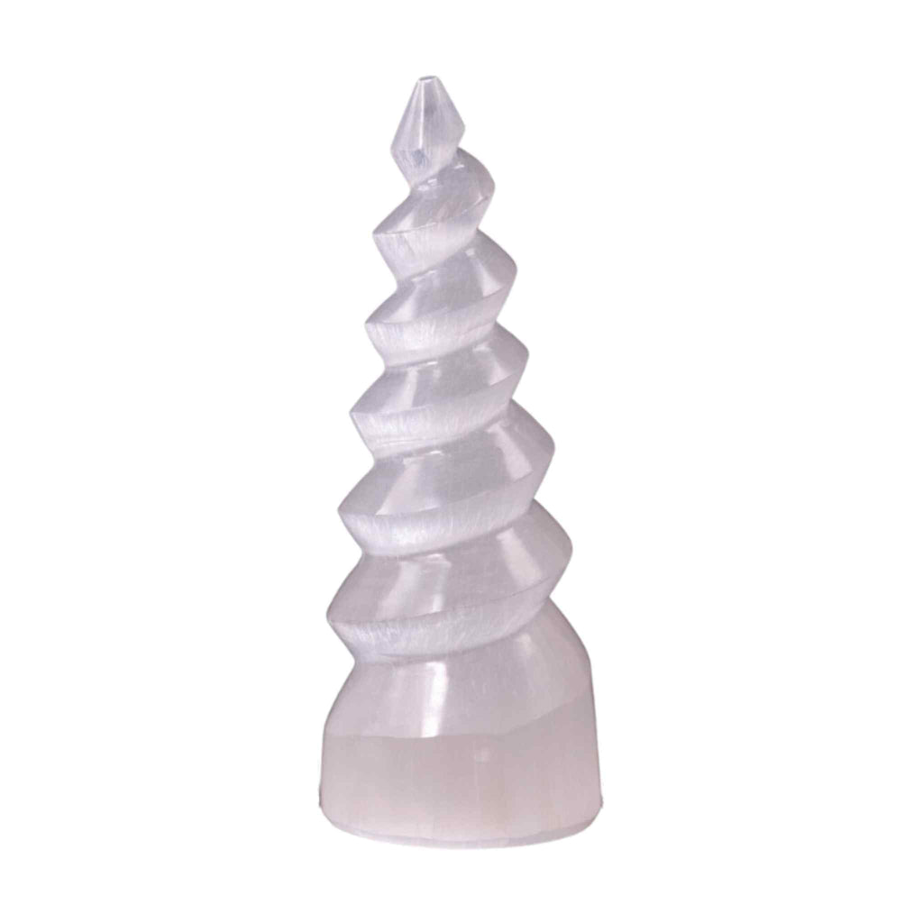 Selenite Corkscrew Lamp | | Wiccan Center