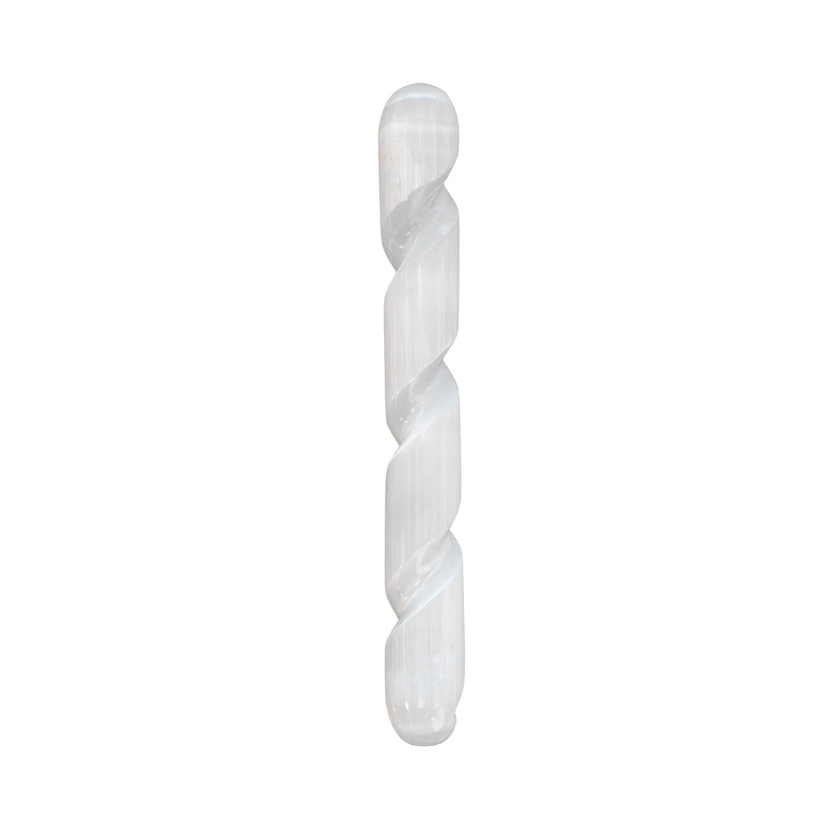 Selenite Spiral Massage Wand | | Wiccan Center