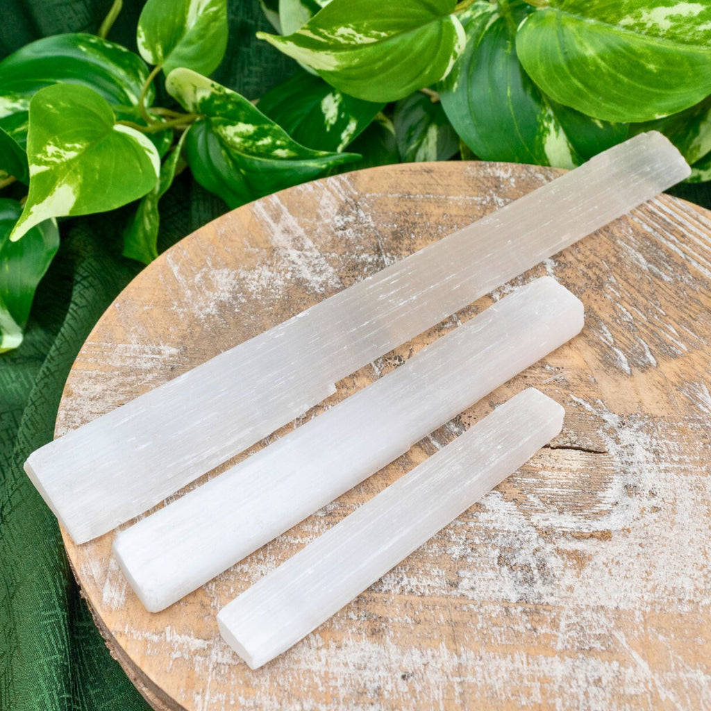 Raw Selenite Wand | Religious Items | Wiccan Center