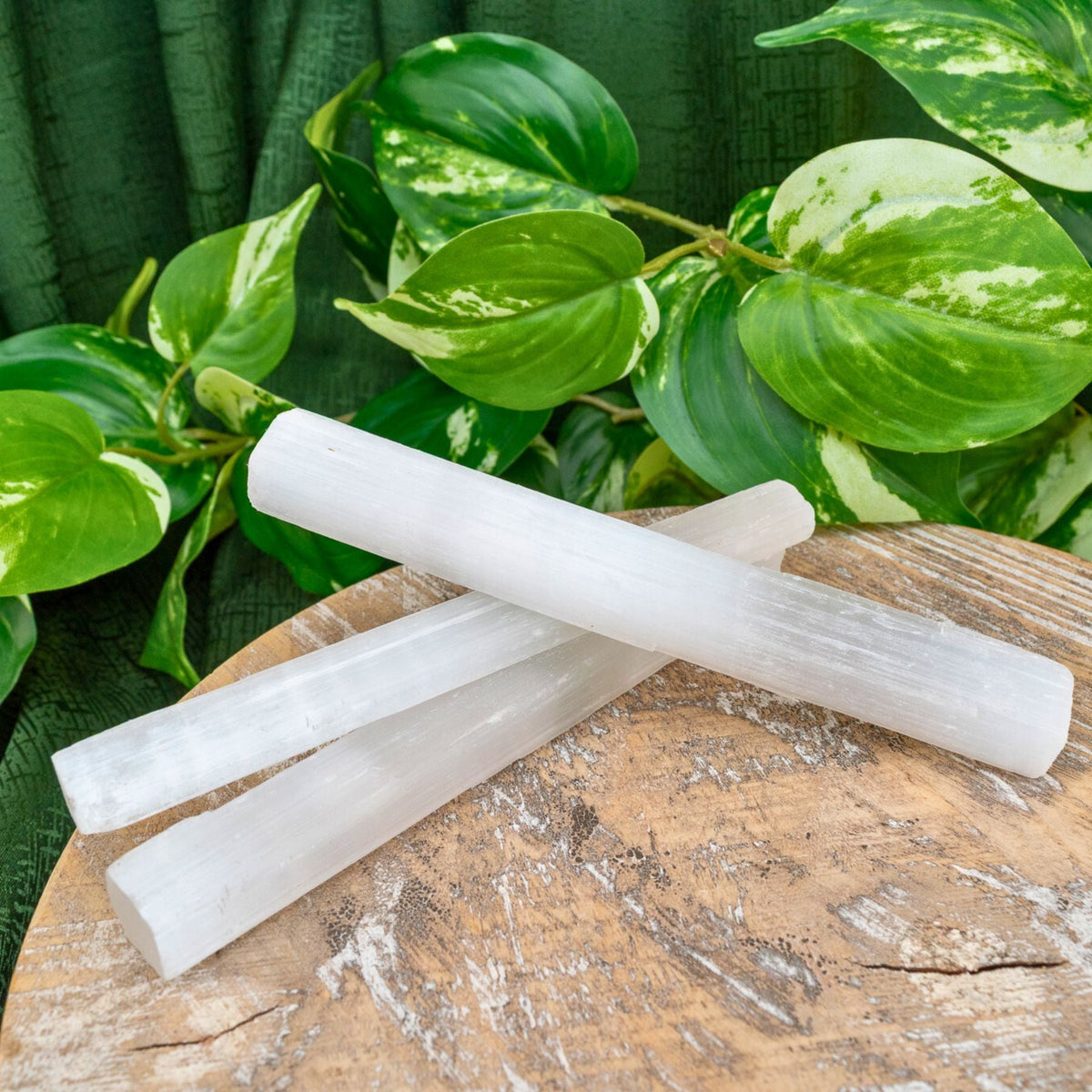 Raw Selenite Wand | Religious Items | Wiccan Center