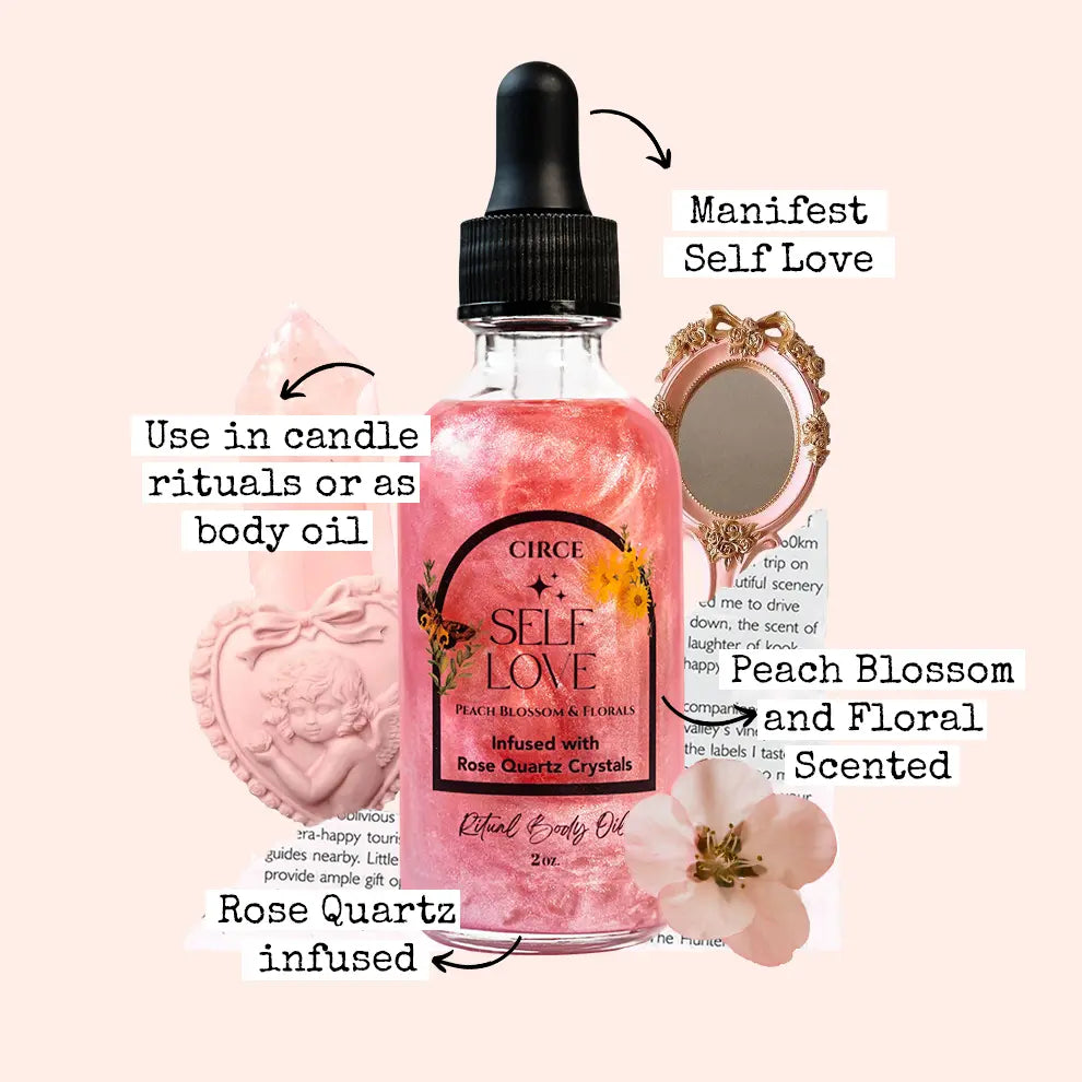 Self Love Ritual Body Oil — Confidence & Heart Healing | | Wiccan Center