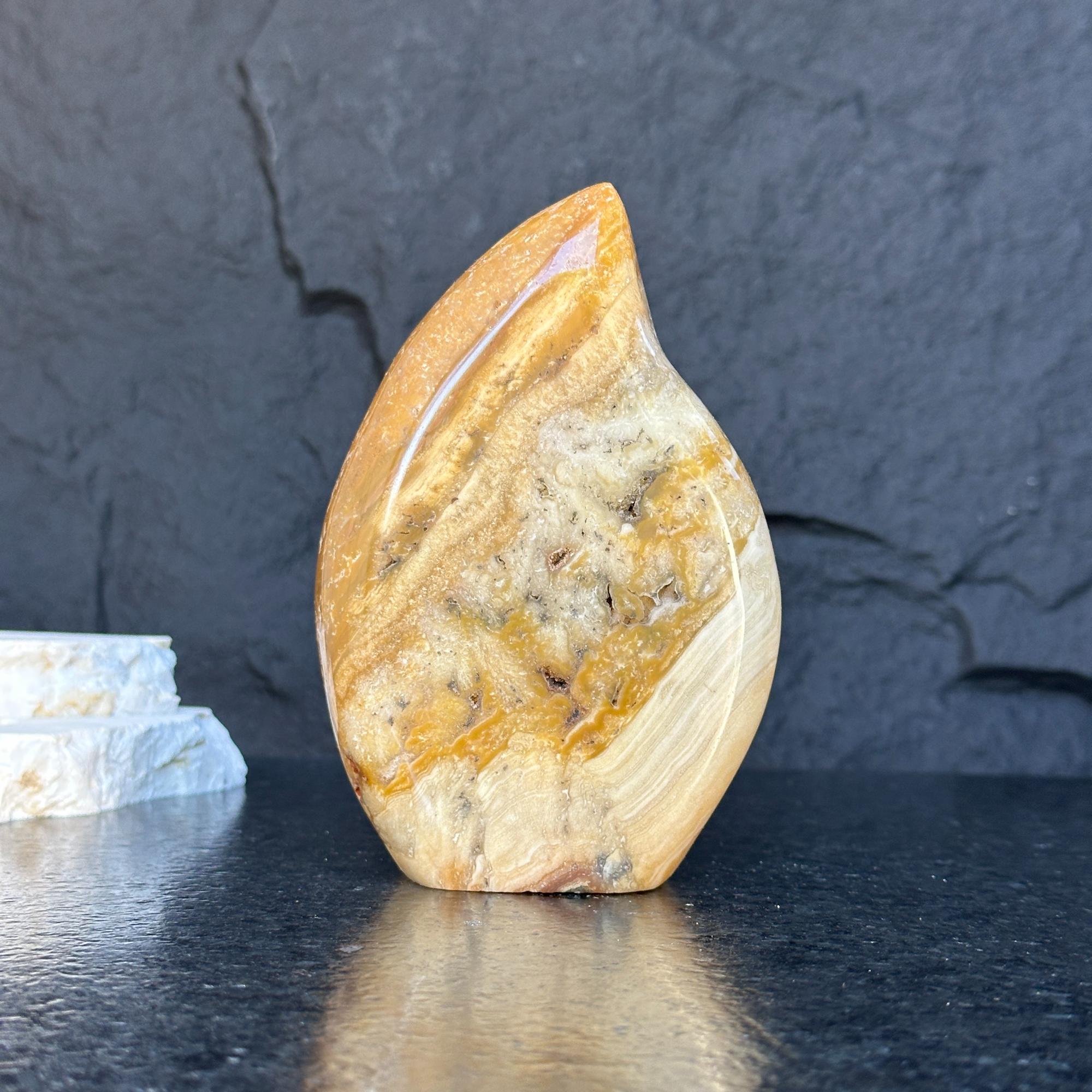 Semiprecious jasper stone, jasper flame | Rocks & Geodes | Wiccan Center