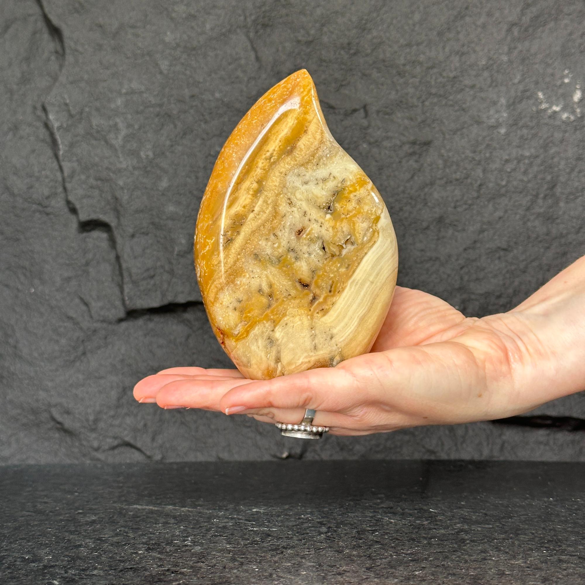 Semiprecious jasper stone, jasper flame | Rocks & Geodes | Wiccan Center