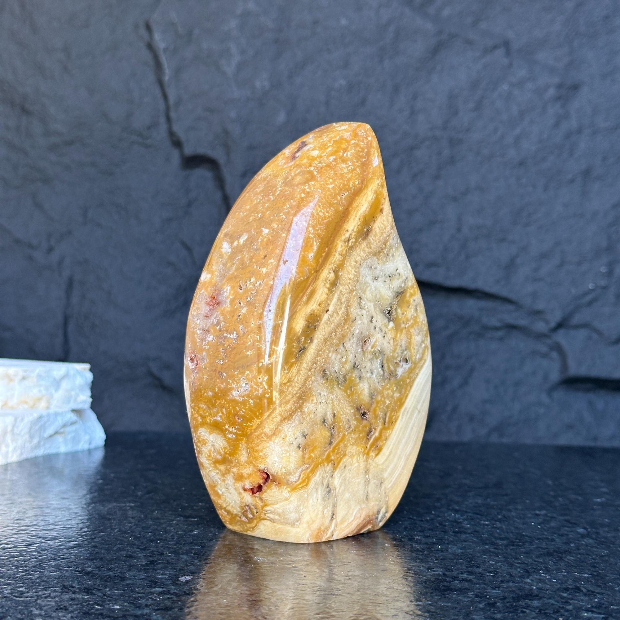 Semiprecious jasper stone, jasper flame | Rocks & Geodes | Wiccan Center