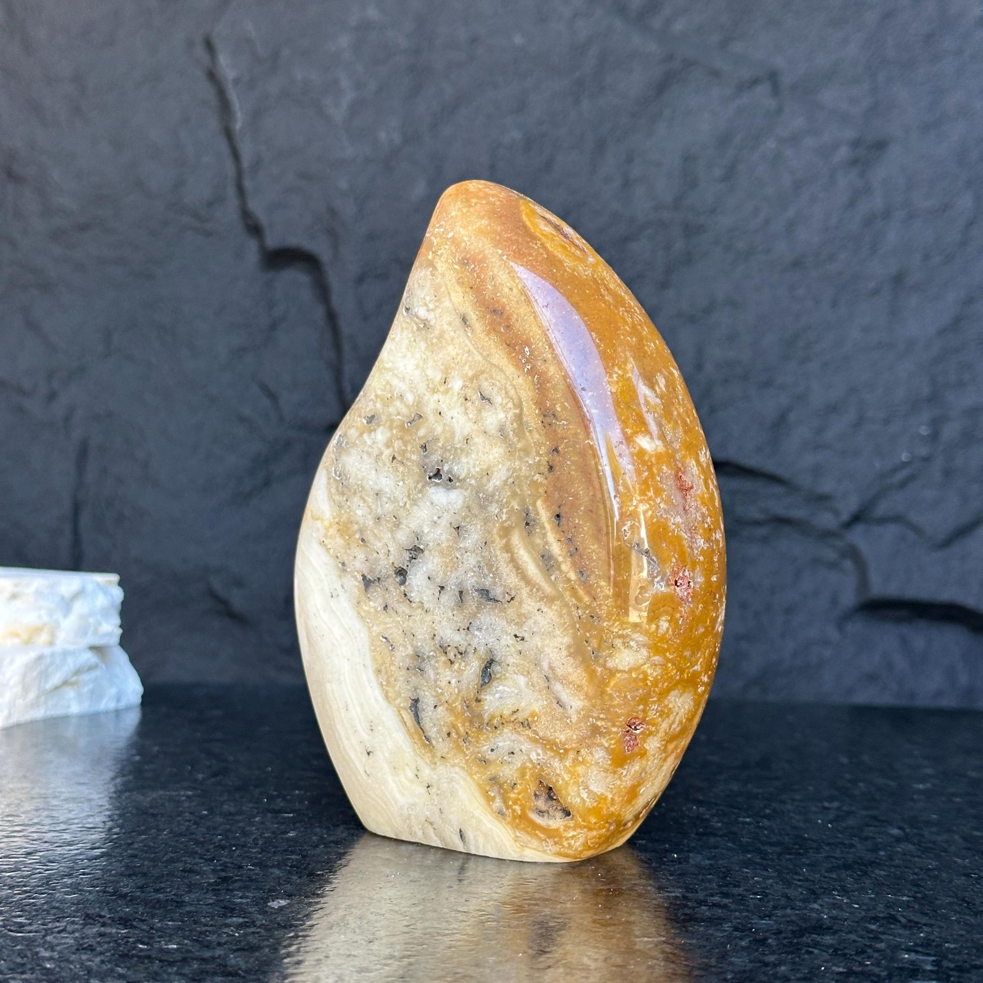 Semiprecious jasper stone, jasper flame | Rocks & Geodes | Wiccan Center