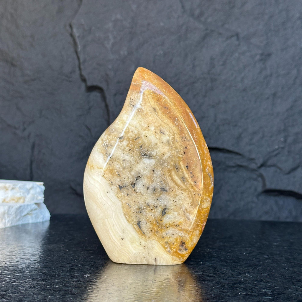 Semiprecious jasper stone, jasper flame | Rocks & Geodes | Wiccan Center