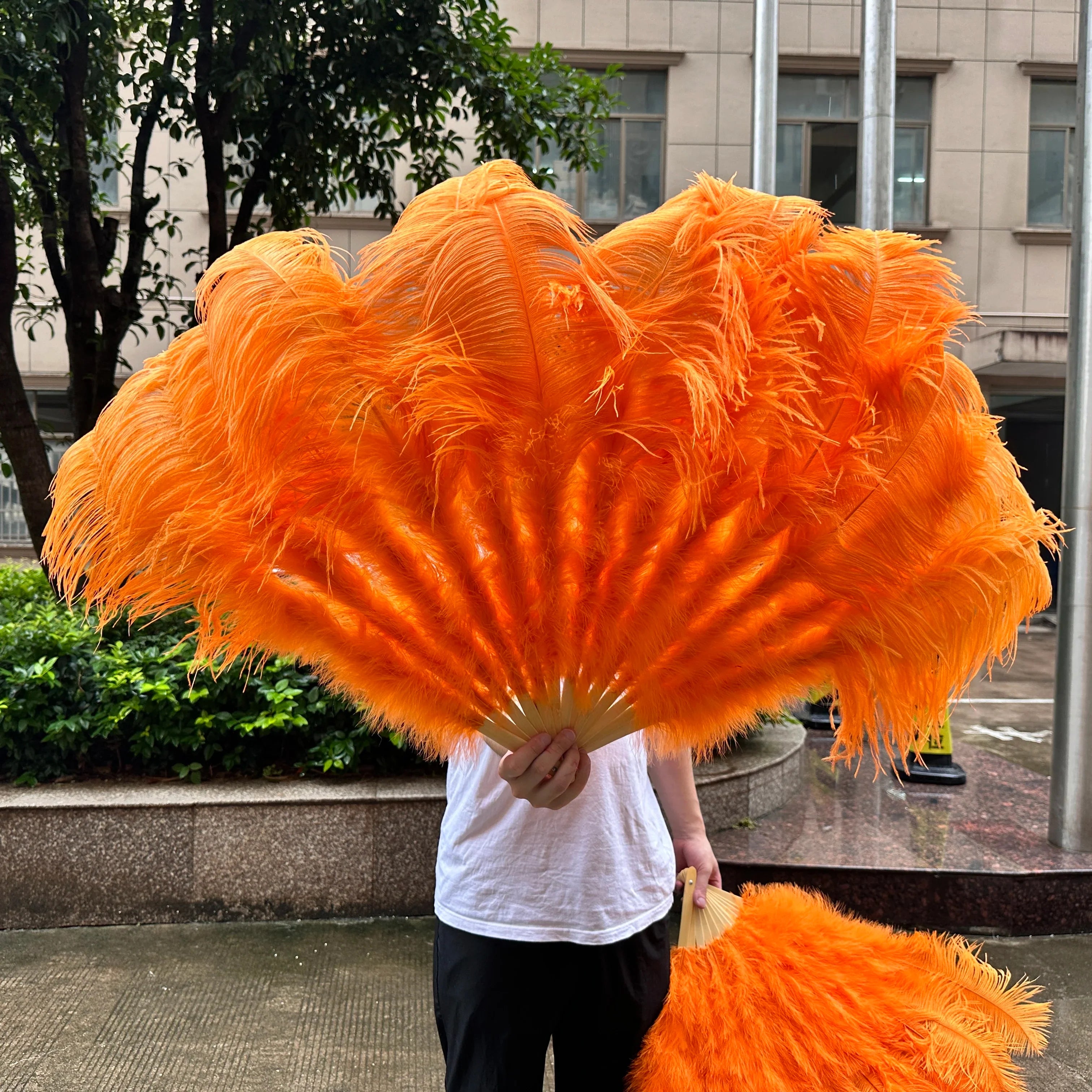 130CM Ostrich Feather Fans | Feather Fans | Wiccan Center