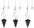 Crystal Crescent Moon Pendulums | Pendulums | Wiccan Center