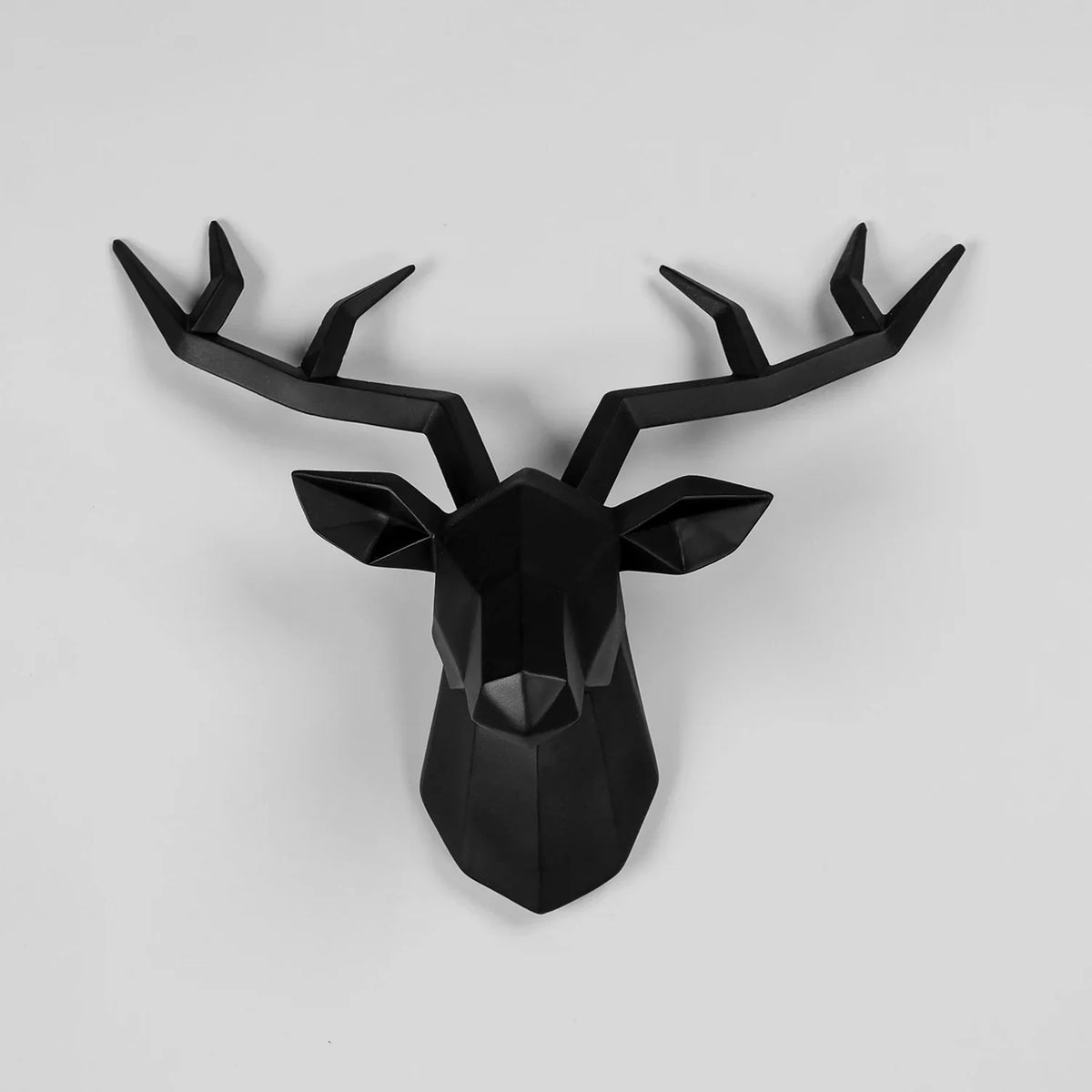 Deer Head Sculpture Animal Statue Figurines Wall Hanging Creative Elk Art Antlers Statuette for Office Decoration Wall Mount | | Wiccan Center