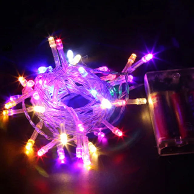 LED String Lights 3*AA Battery Operated Waterproof Fairy LED Christmas Lights For Holiday Party Wedding 20M 10M 5M 2M
