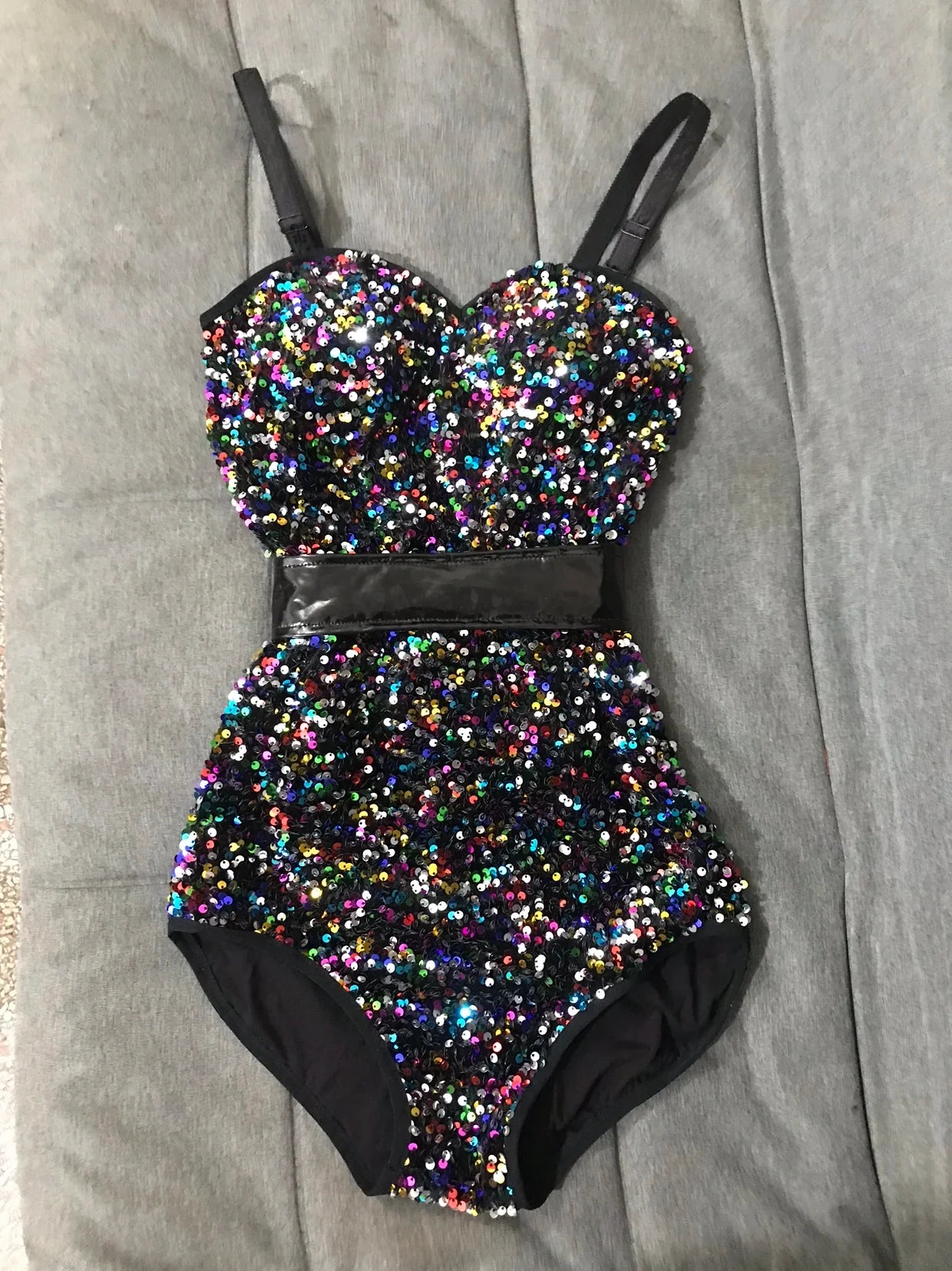The Stardust Dynasty Sequin Bodysuit – Luxury Structured Stage Leotard