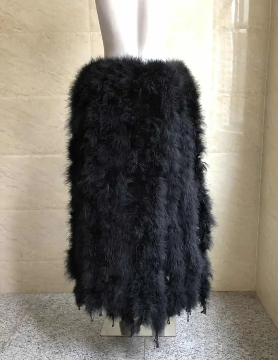 Long Feather Bustle Skirt Costume Accessory | Tailfeathers | Wiccan Center