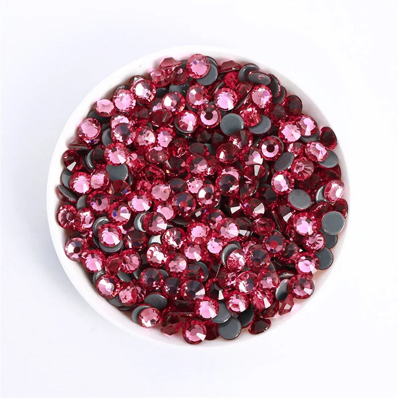 SS3-SS30 Red Series Hotfix Glass Flat-Back Rhinestones | Hotfix | Wiccan Center