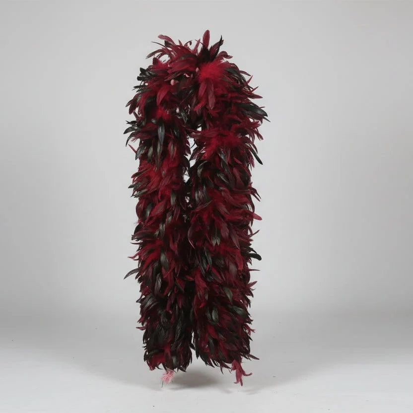 Natural Fluffy Rooster Feather Marabou Boa