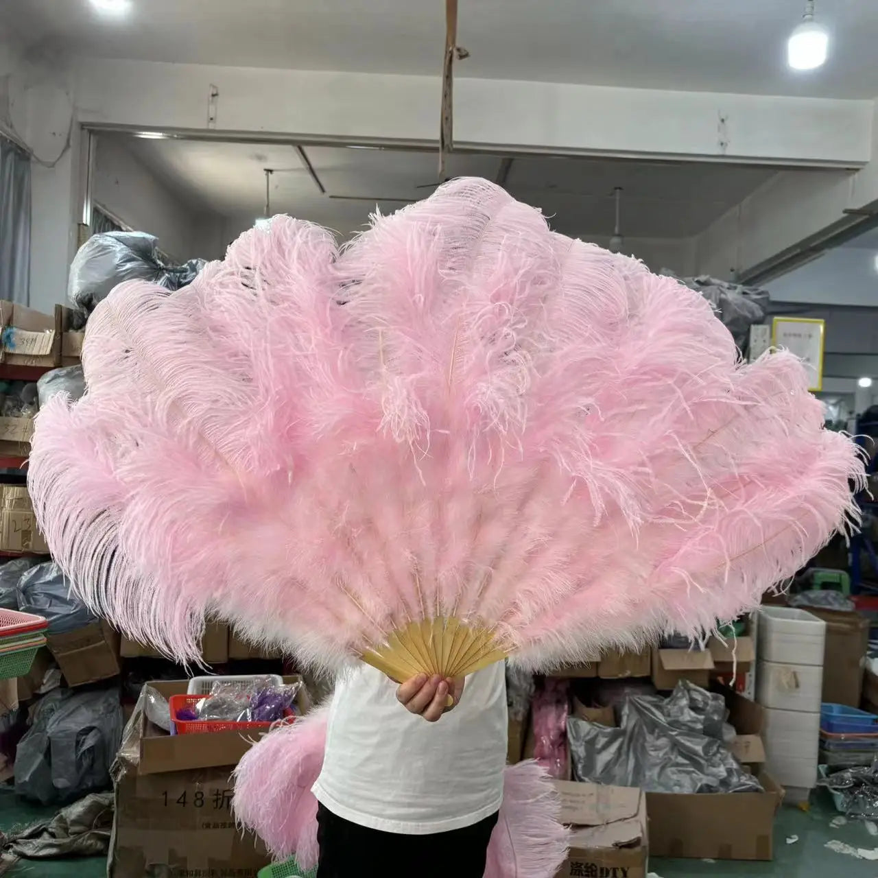130CM Ostrich Feather Fans | Feather Fans | Wiccan Center