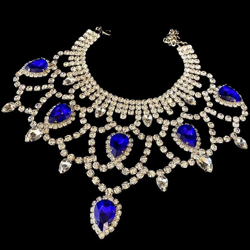 Rhinestone Water Drop Crystal Drop | Necklaces | Wiccan Center