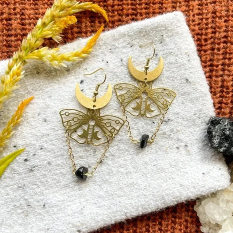 Assorted Moth & Butterfly Dangle Earrings | earrings | Wiccan Center