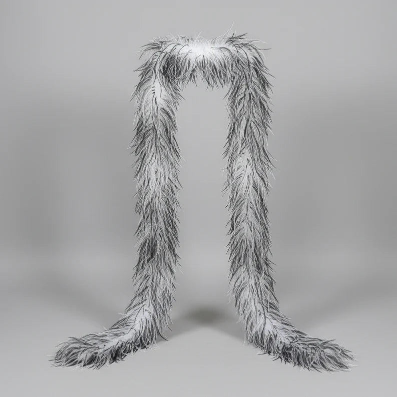 Mixed Color Ostrich Feather Boa & Shawl (2 Meters) | Feather Boas | Wiccan Center