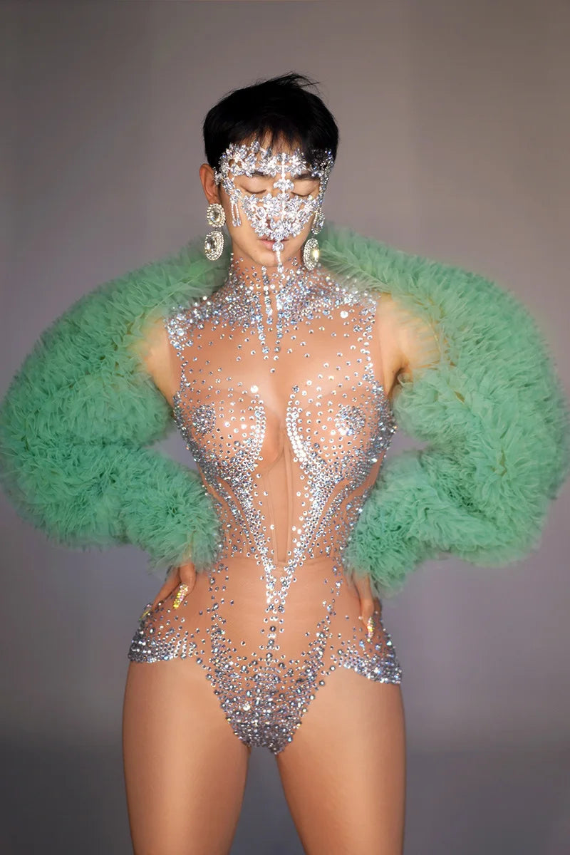 Women's Stage Performance Outfit | Party Jackets, Mini Dresses & Bodysuit | Costume Sets | Wiccan Center
